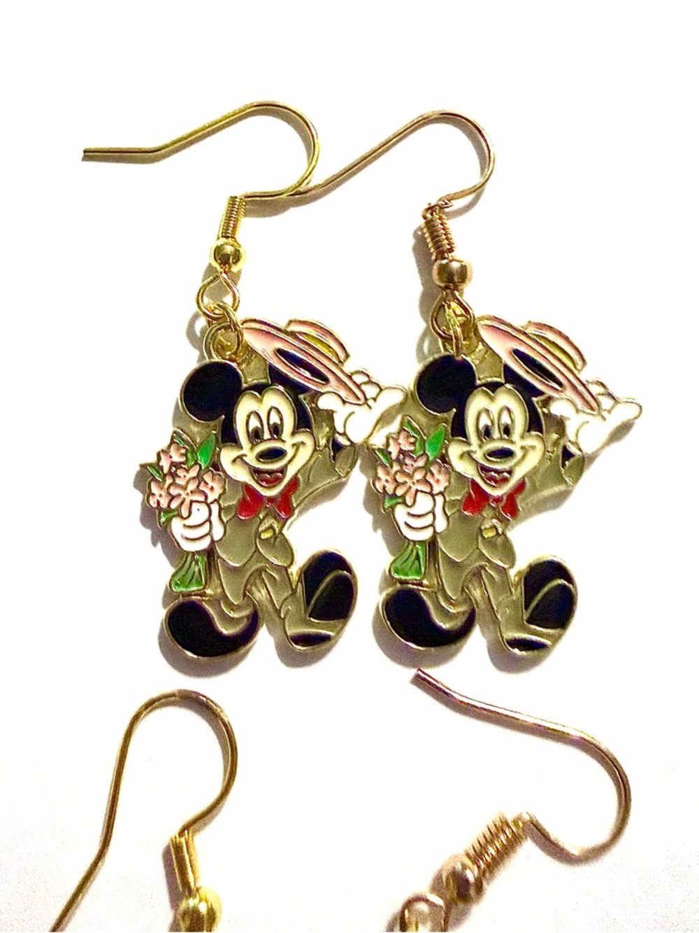 Mickey & Minnie Bride & Groom Earrings Set - Picture 3 of 3